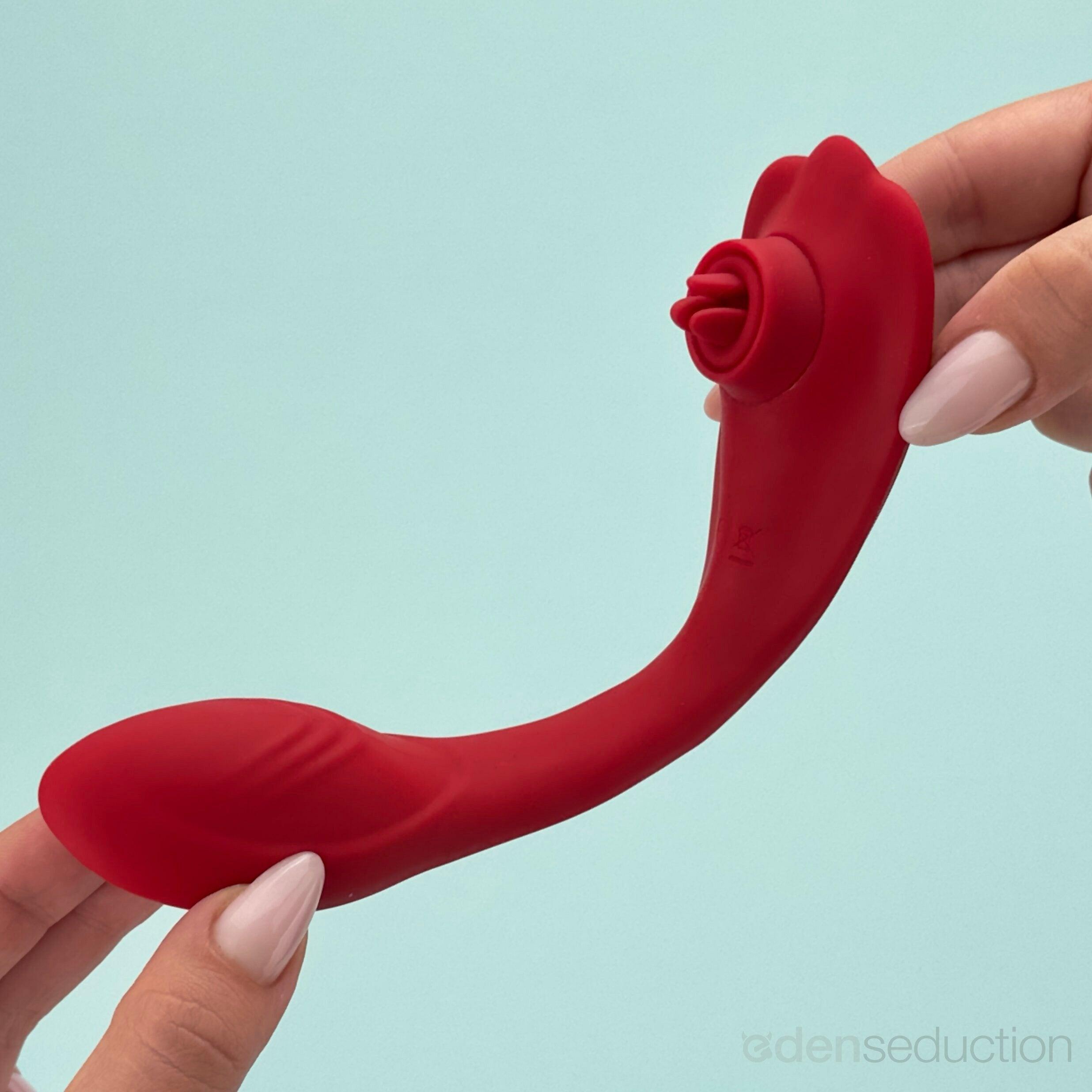 Woot C shaped vibrator with remote - EdenSeduce