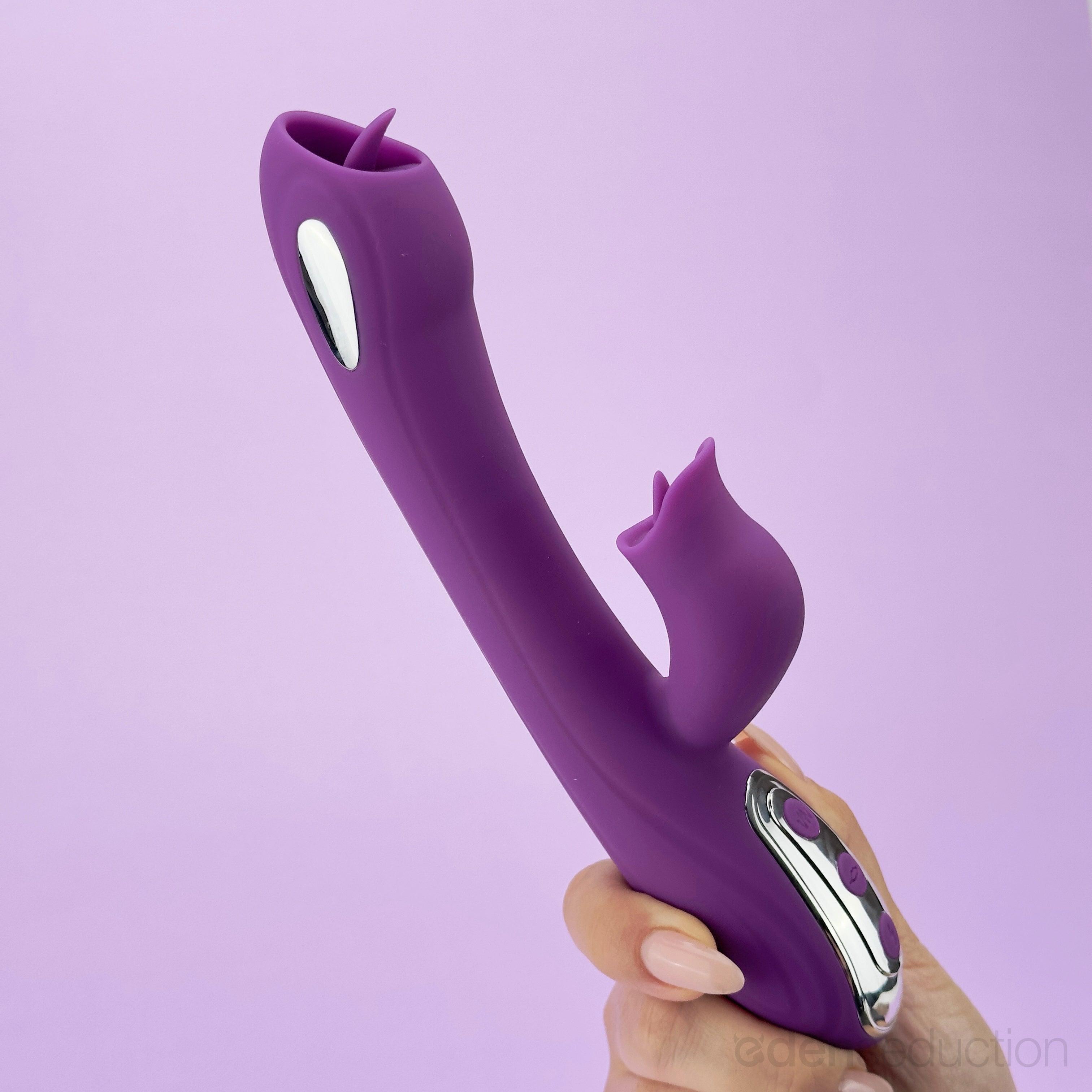 Elektra dual flutter E stim vibrator - EdenSeduce