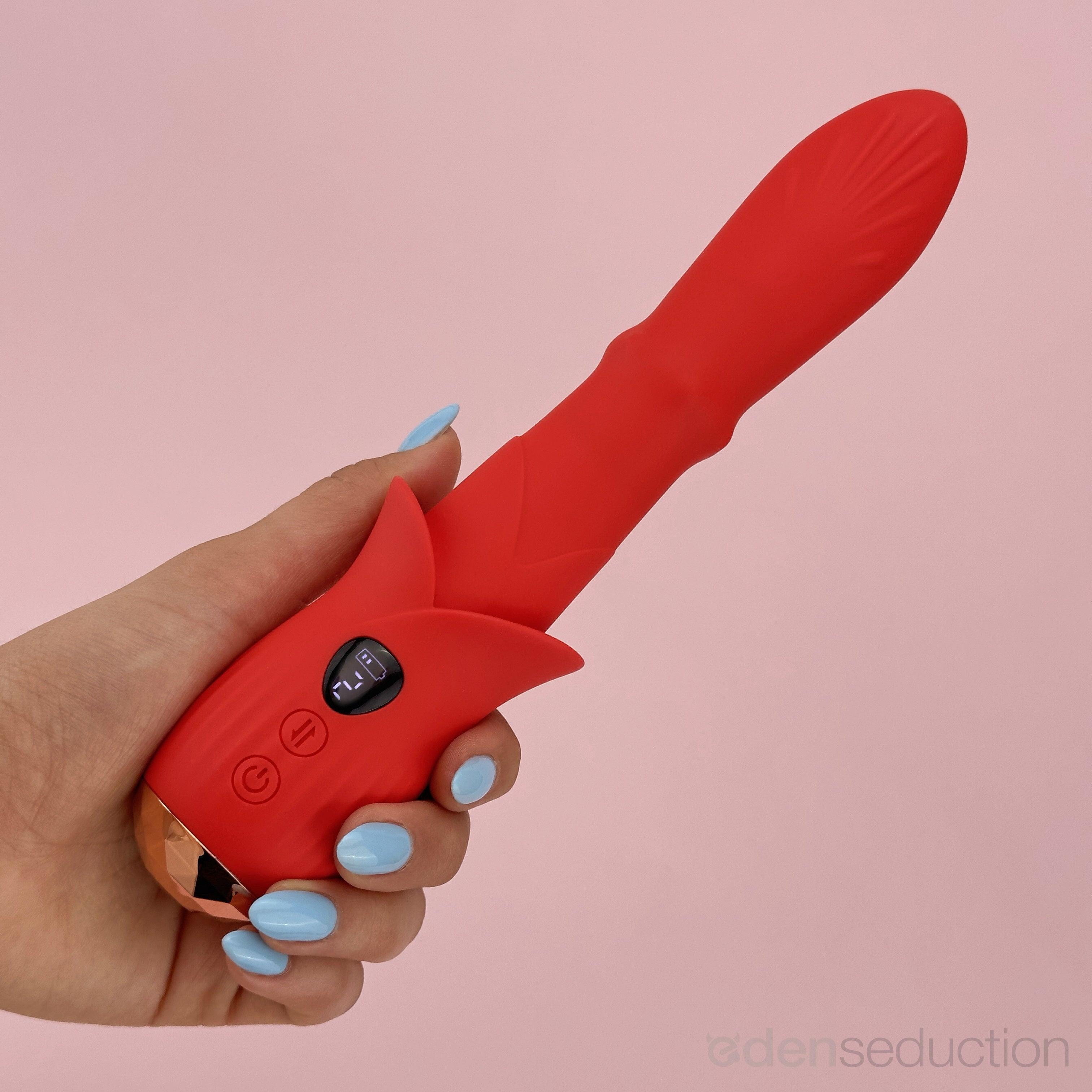 Rose G G spot rose vibrator - EdenSeduce