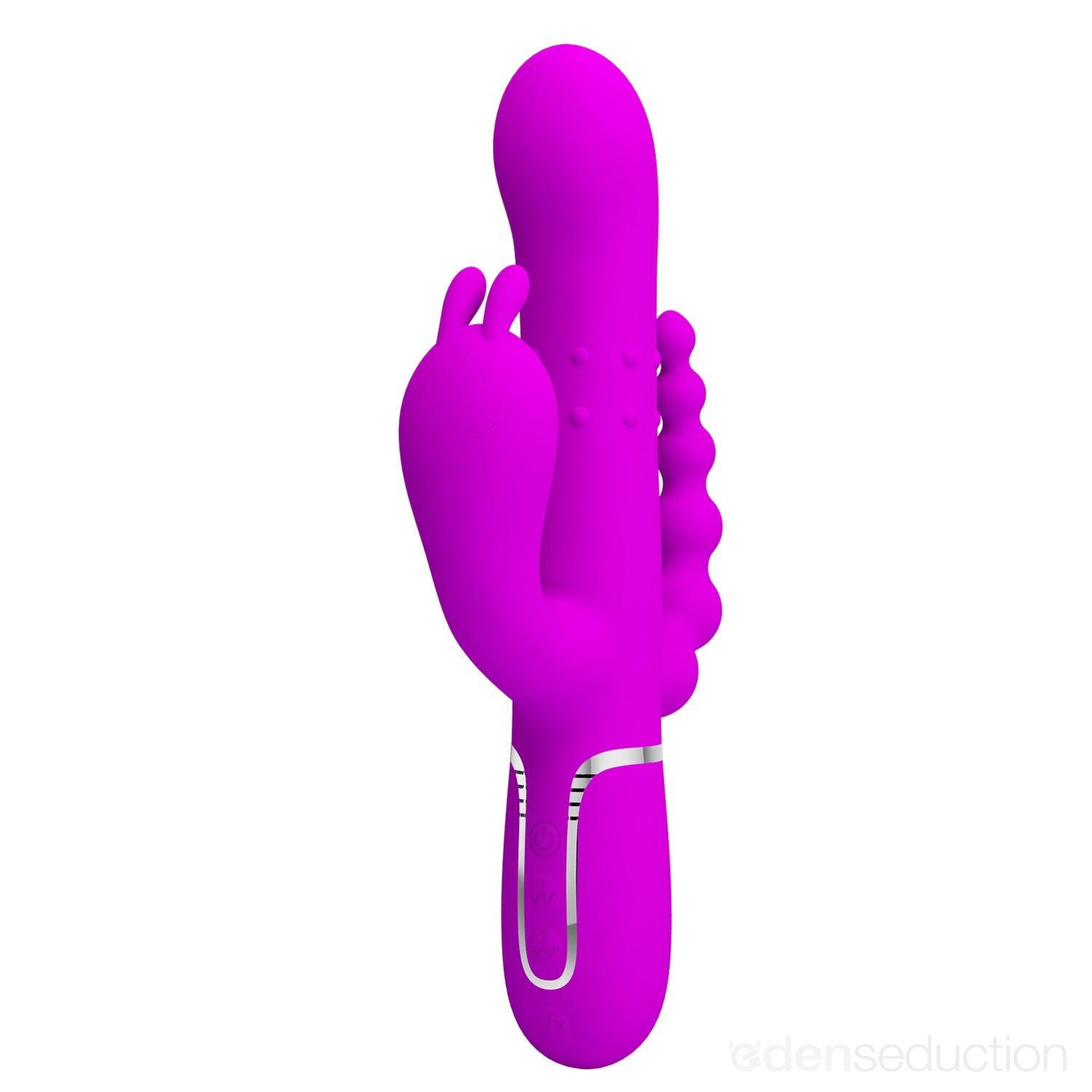 Insane Triple Rabbit Vibrator - EdenSeduce