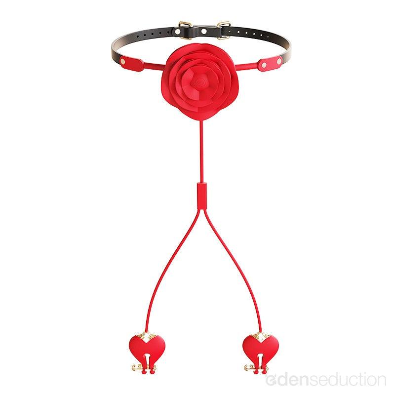 Rose submission Rose ball gag - EdenSeduce