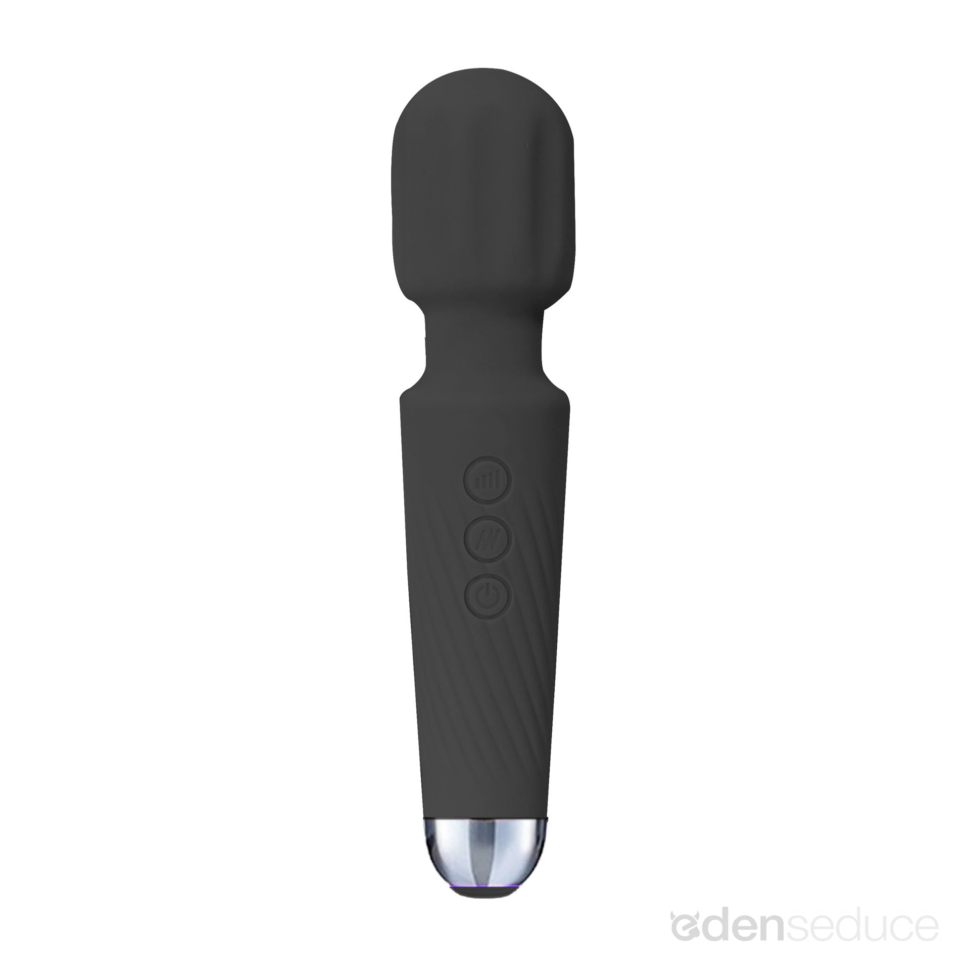 FREE High-Power Silicone Wand Vibrator in Blue (Intense Vibrations!) - EdenSeduce