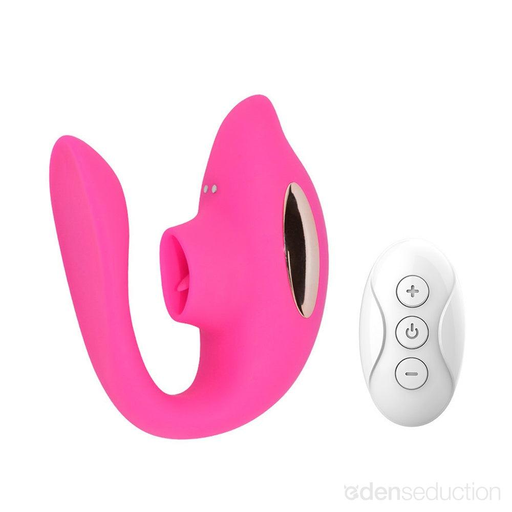 Love tongue C shaped vibrator - EdenSeduce