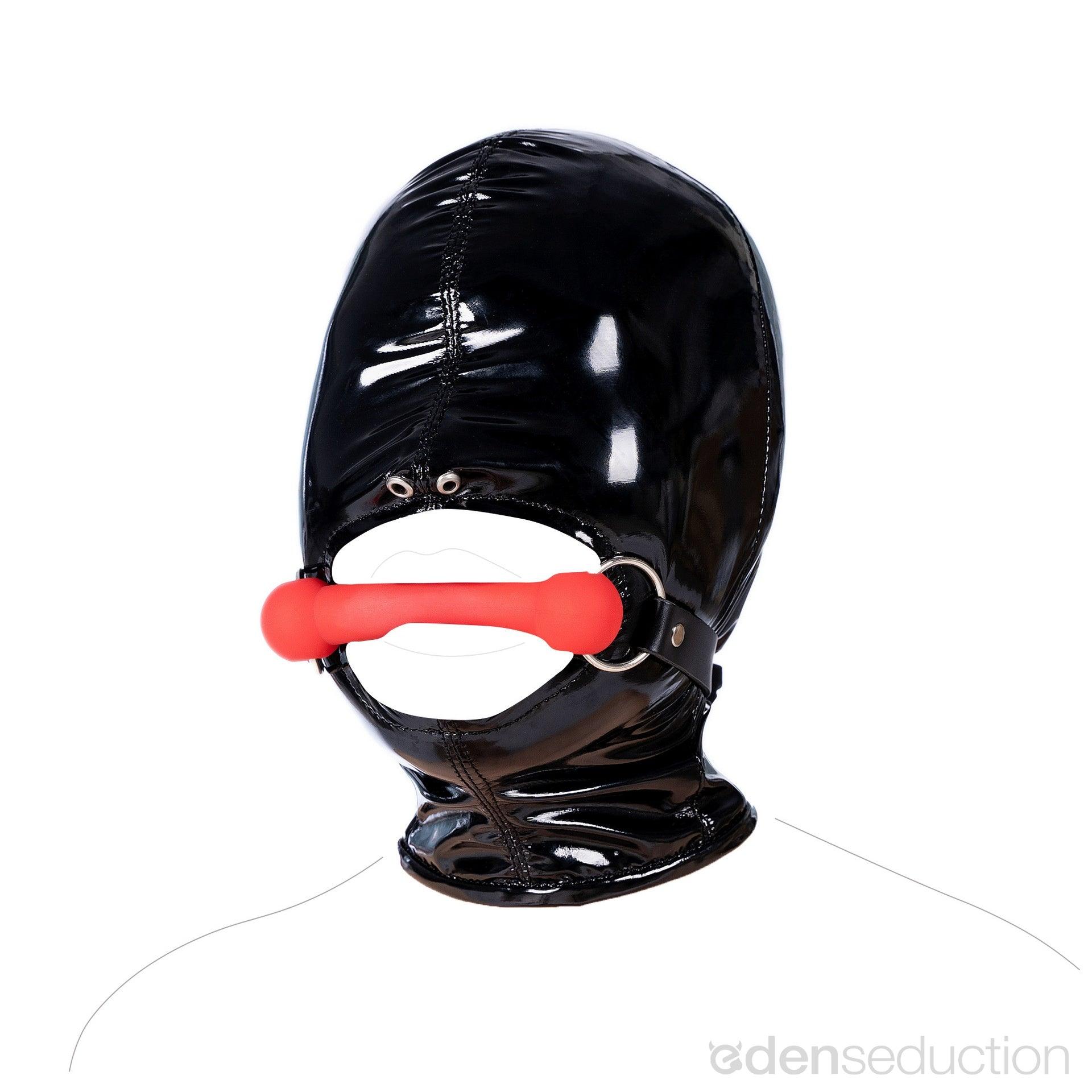 Silicone bone gag Ball gag - EdenSeduce