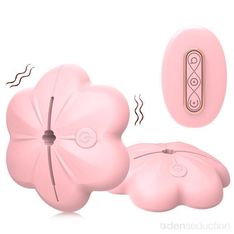 Bloom nips Vibrating nipple clamps - EdenSeduce