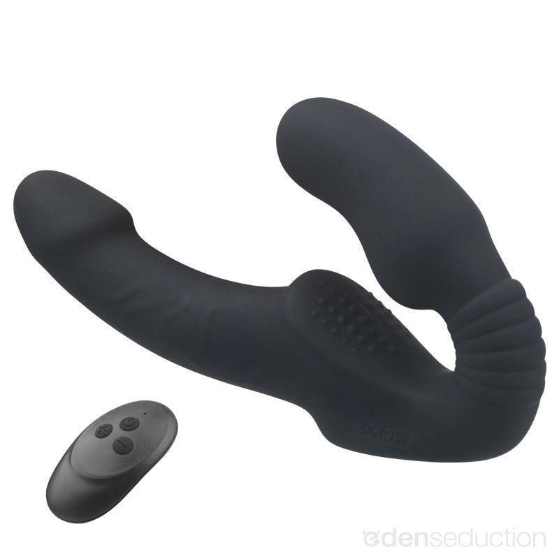 Pulse share Vibrating strapless strap on - EdenSeduce