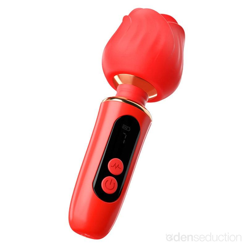 Rose wand Rose vibrator - EdenSeduce