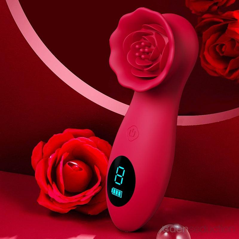 Blossom wand Rose vibrator - EdenSeduce