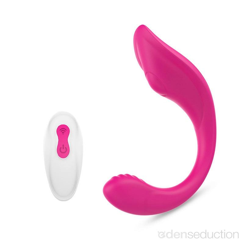 Bon curl C shaped vibrator with remote - EdenSeduce