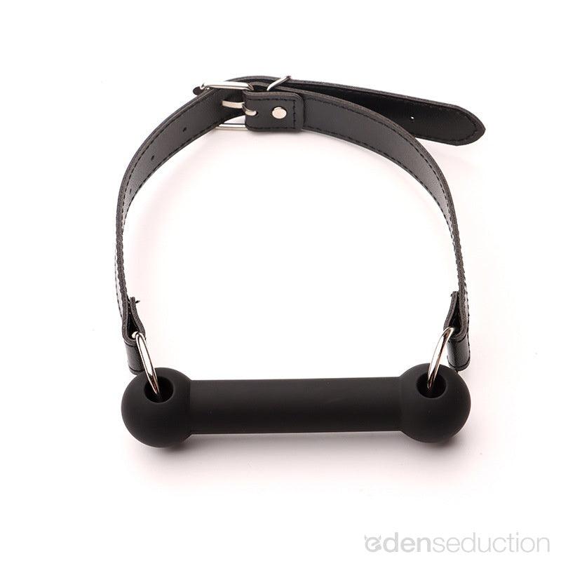 Silicone bone gag Ball gag - EdenSeduce