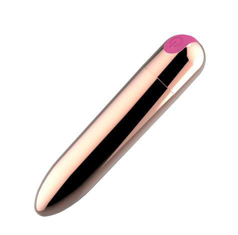 Rose gold Bullet vibrator - EdenSeduce