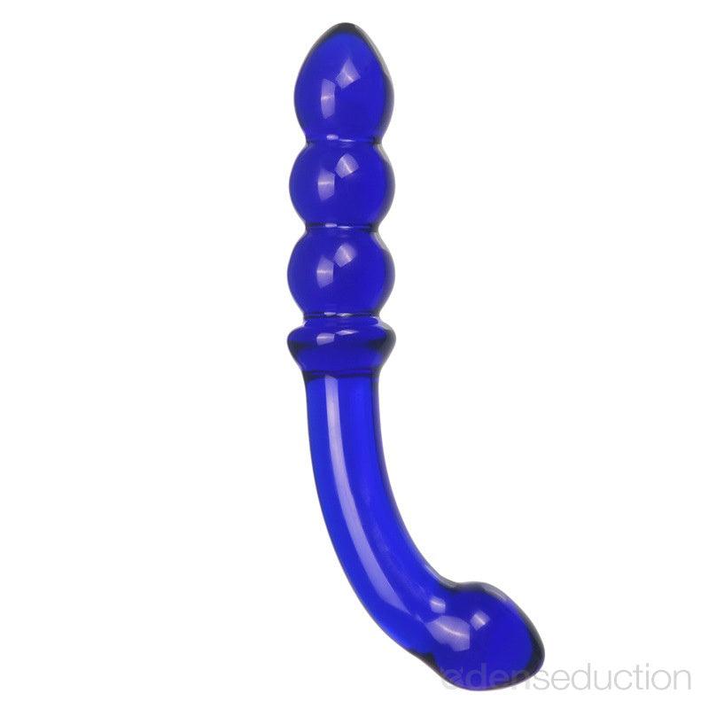 Crystal G Double ended glass dildo - EdenSeduce