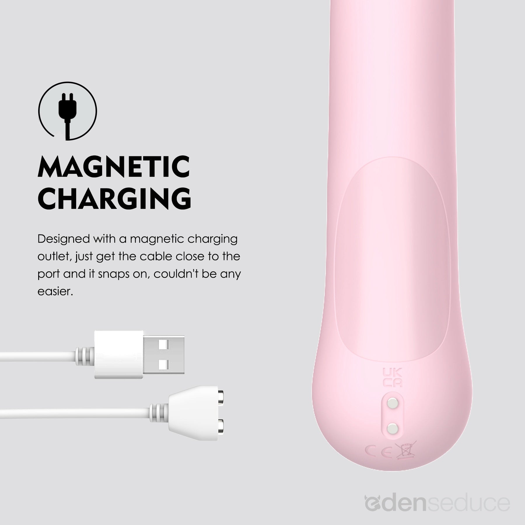 Pink Pearl Pulsing and Fingering Dual Action Vibrator - Triple Your Pleasure! - EdenSeduce