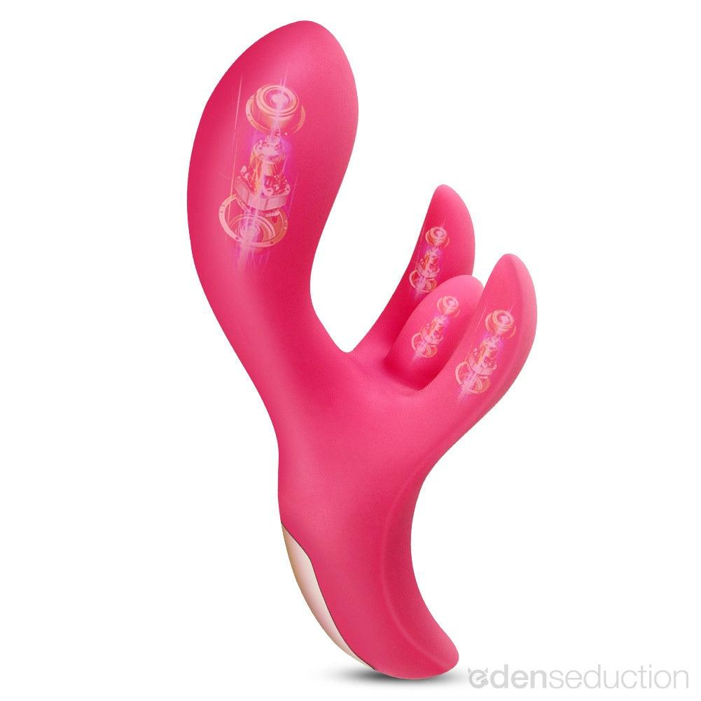 Embrace Flicking rabbit vibrator - EdenSeduce