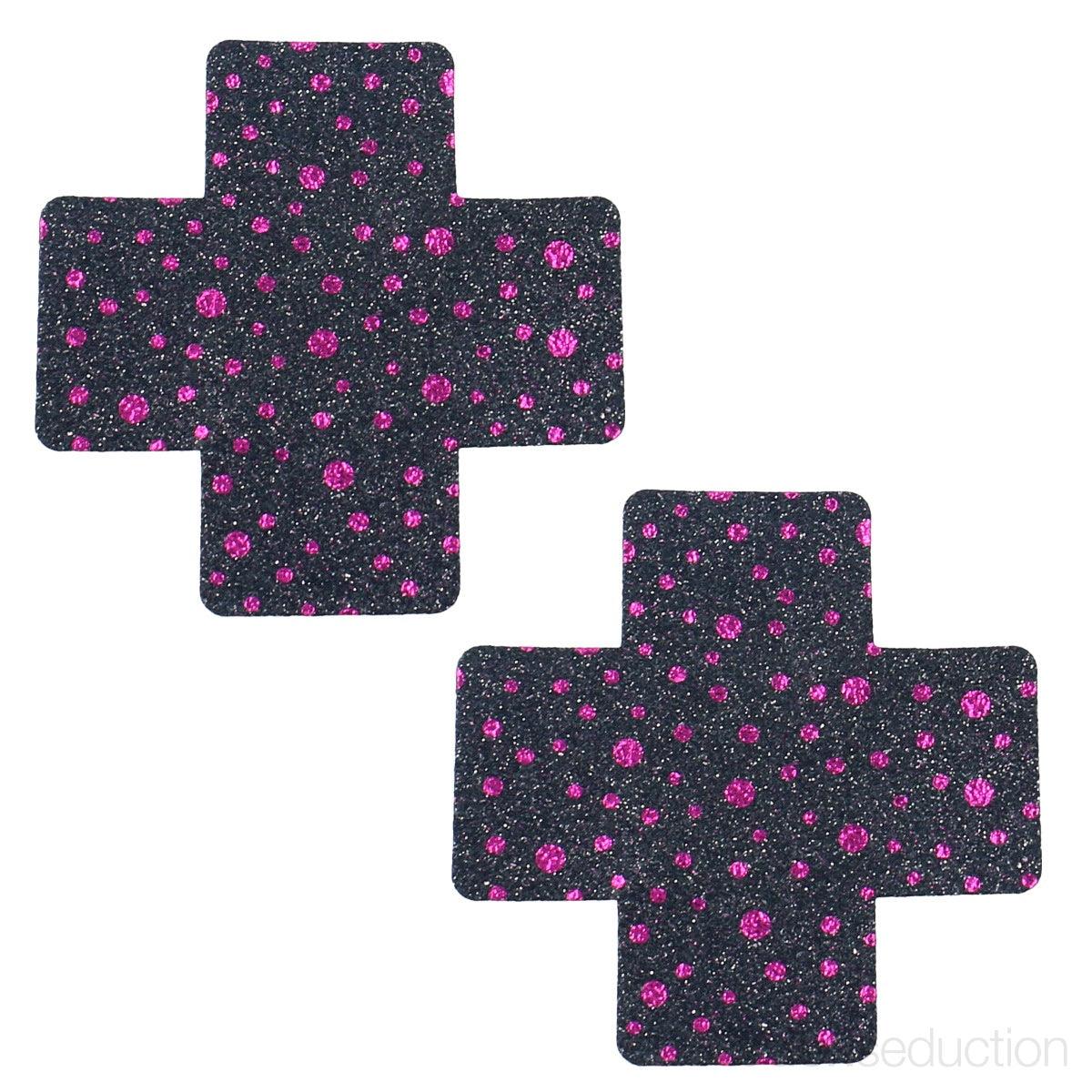 Purple Polka Dot Pasties - EdenSeduce