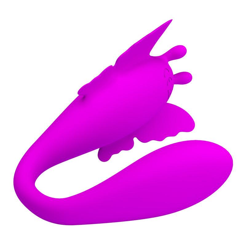 Night flight C shaped vibrator with remote - EdenSeduce