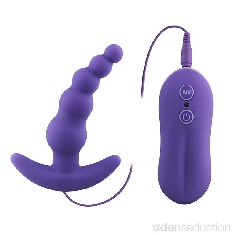 Anal pleaser beaded Vibrating butt plug - EdenSeduce