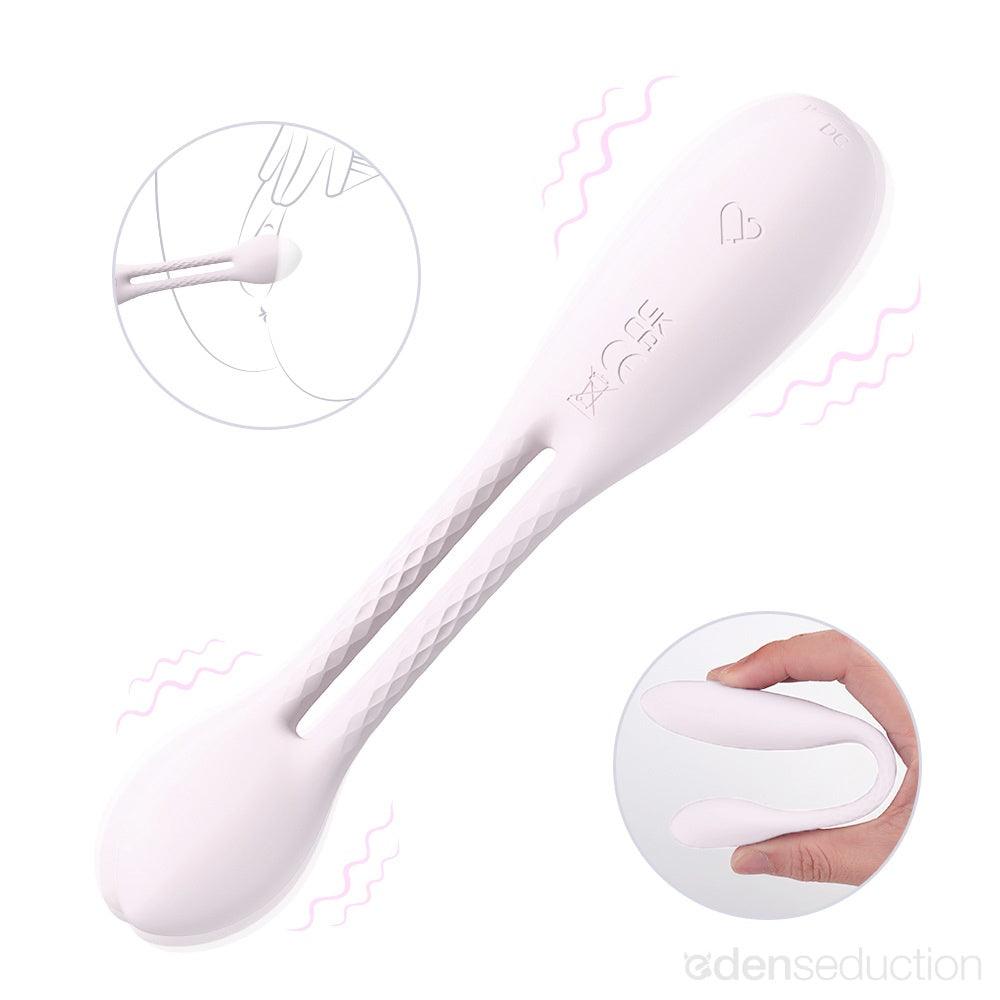 Love flex C shaped vibrator with remote - EdenSeduce