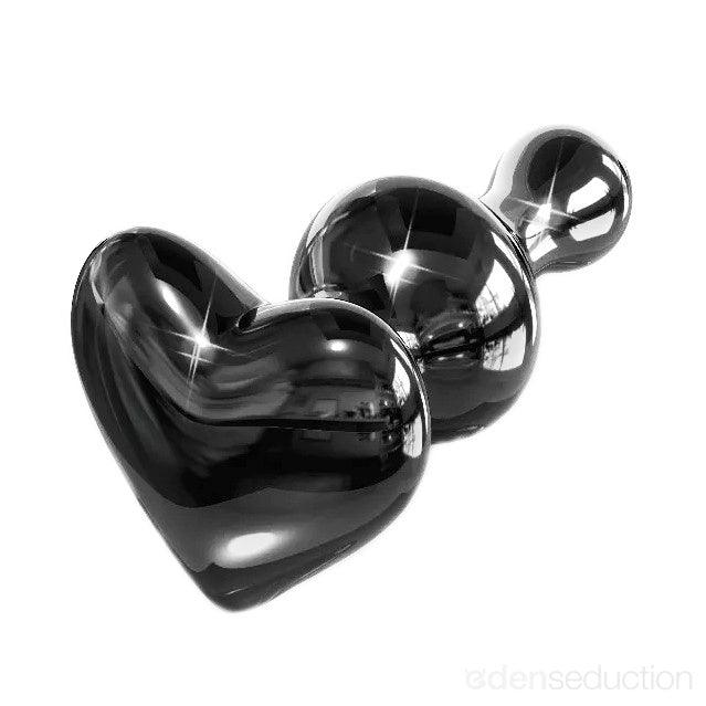 Heart play Glass butt plug - EdenSeduce