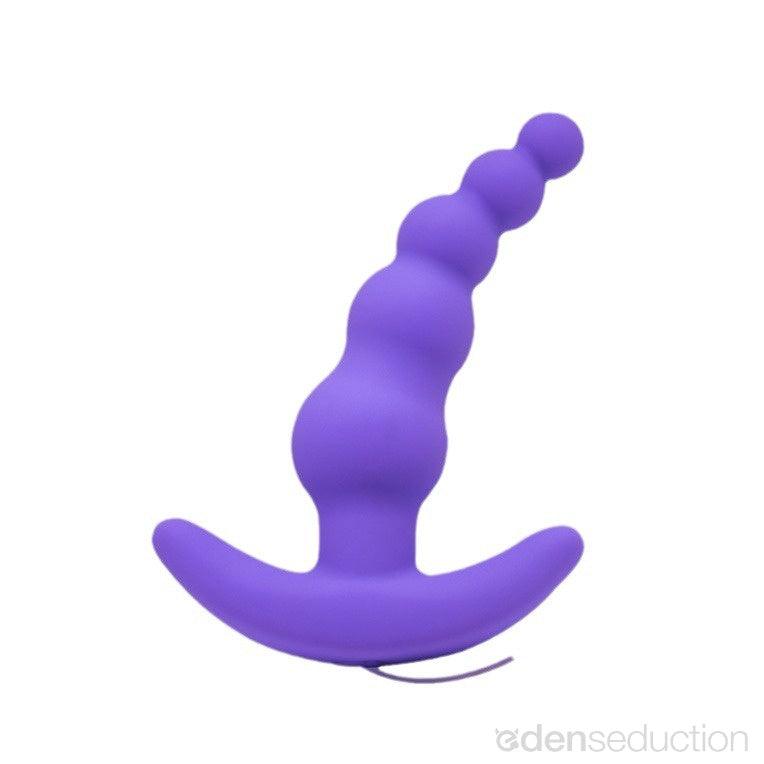 Anal pleaser beaded Vibrating butt plug - EdenSeduce