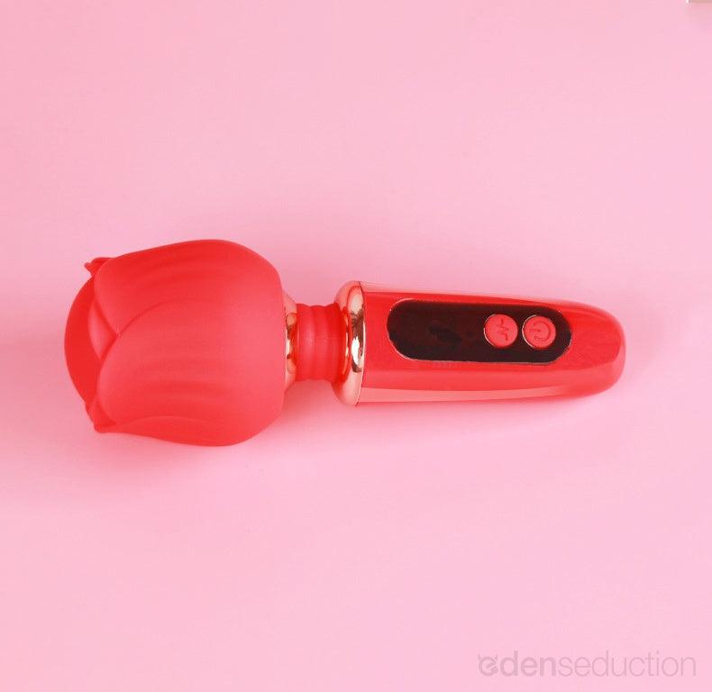 Rose wand Rose vibrator - EdenSeduce