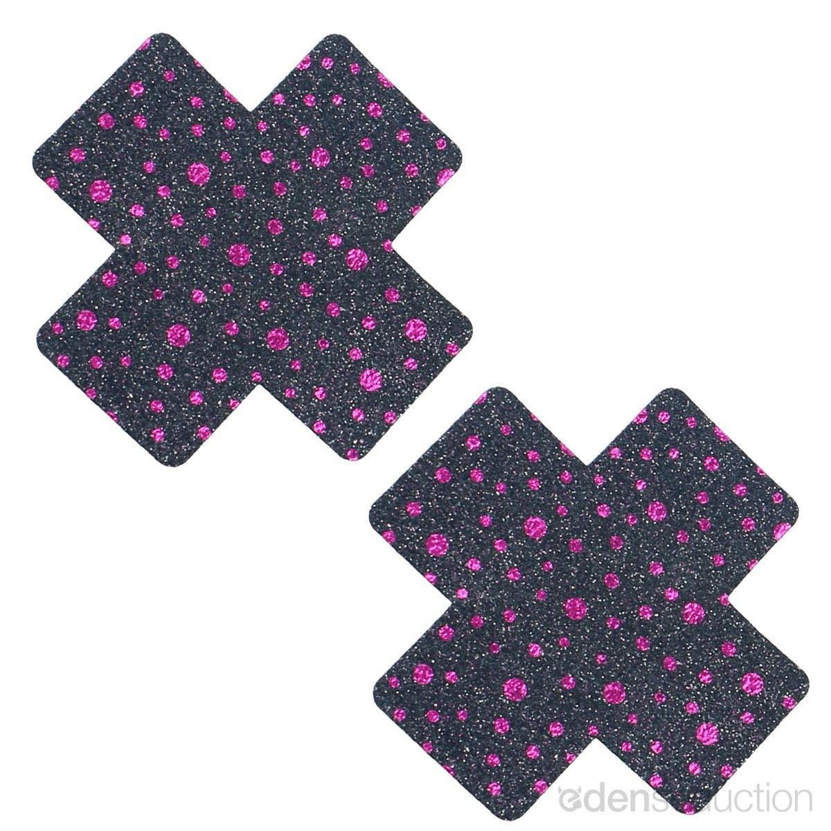 Purple Polka Dot Pasties - EdenSeduce