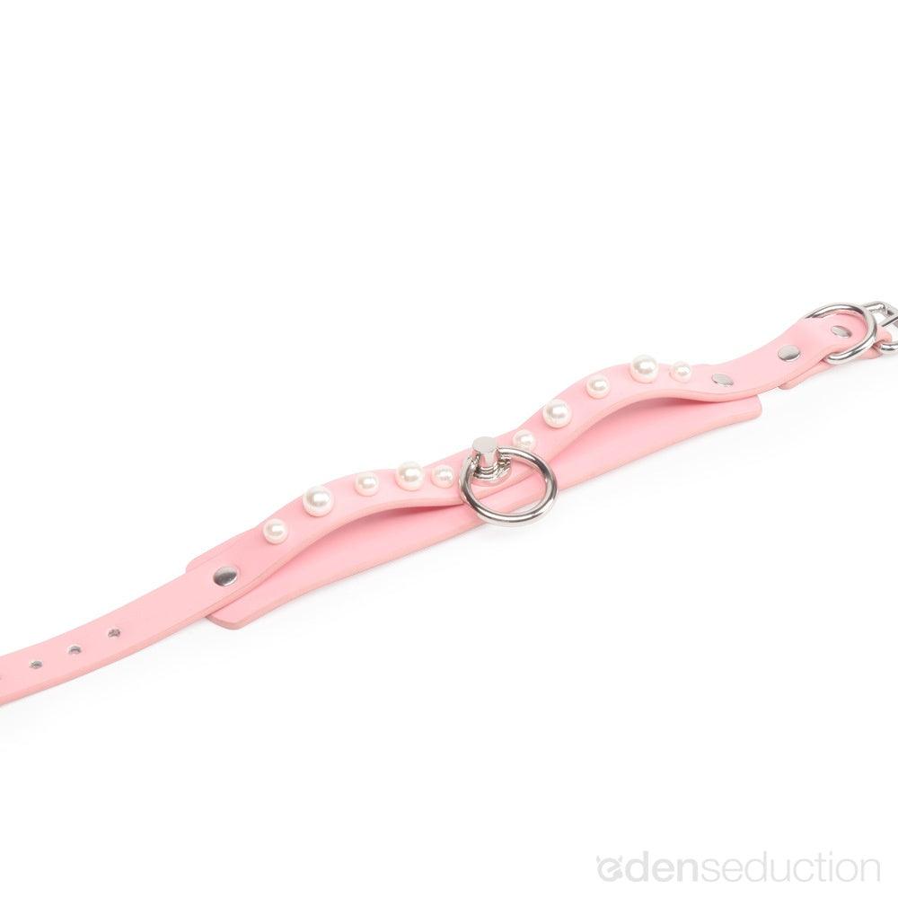 Silicone collar with leash Collar - EdenSeduce