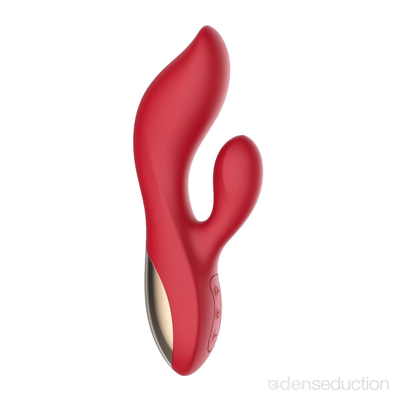 Double lust Large rabbit vibrator - EdenSeduce