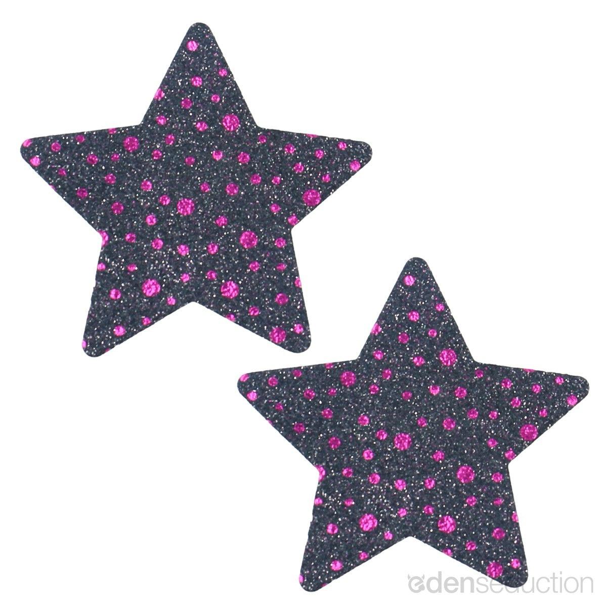 Purple Polka Dot Pasties - EdenSeduce