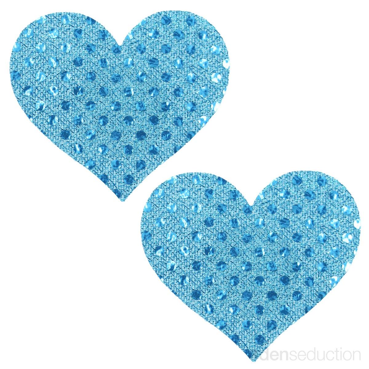 Shiny heart pasties Nipple pasties - EdenSeduce