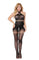 Black Crisscross Bodystocking - One Size and Queen Available - EdenSeduce