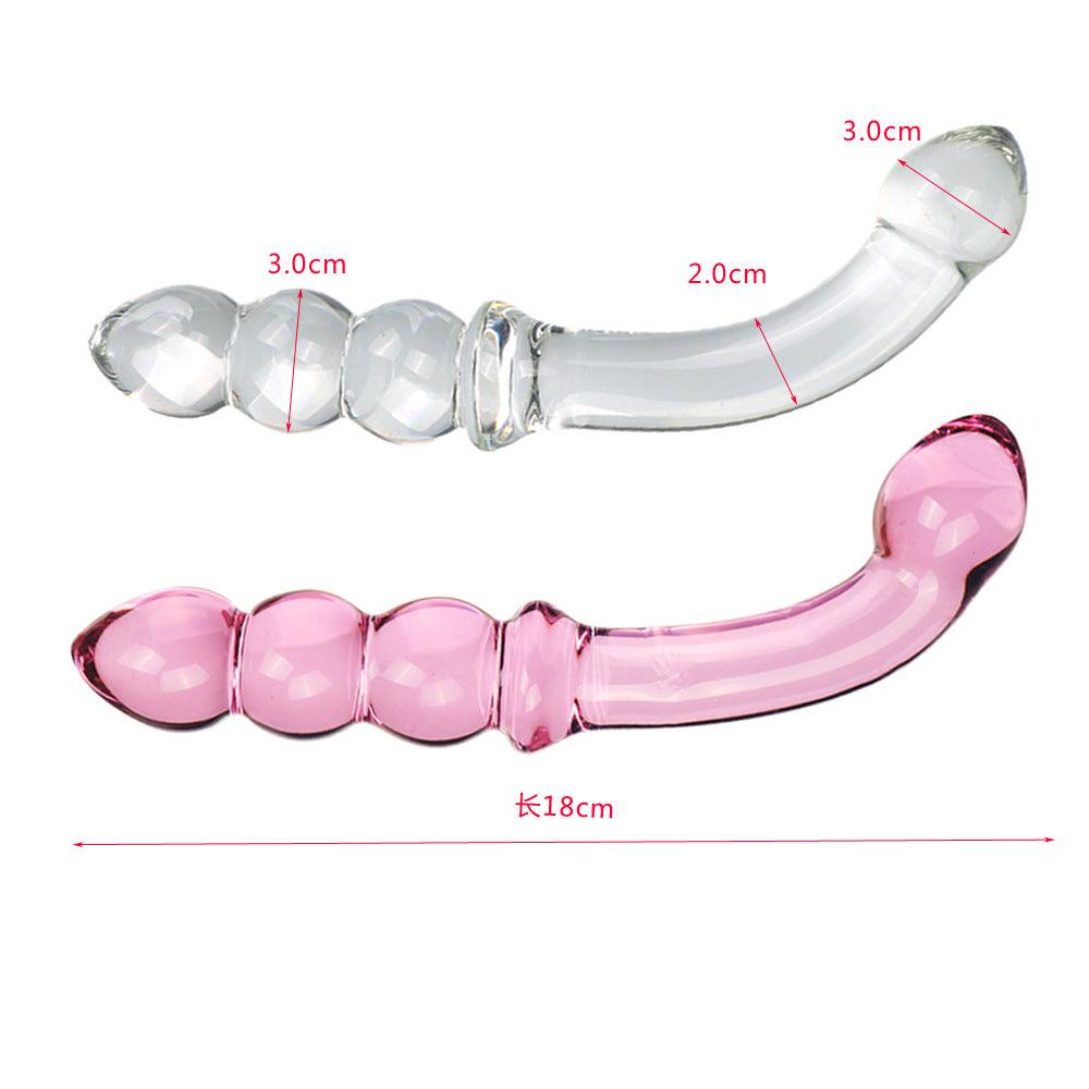 9 Inch G-Spot Glass Dildo - EdenSeduce