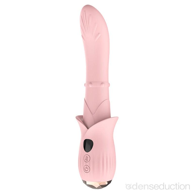 Rose G G spot rose vibrator - EdenSeduce