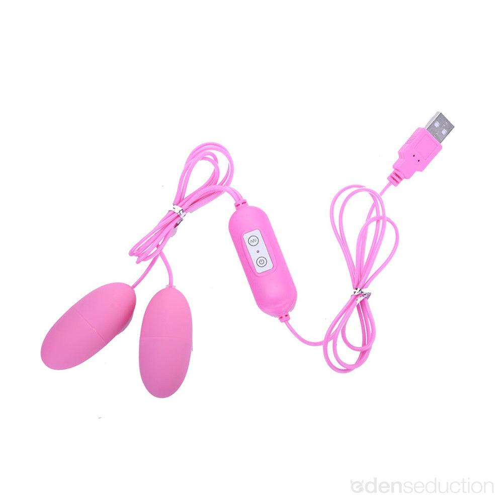 USB power egg Egg vibrator with control - EdenSeduce