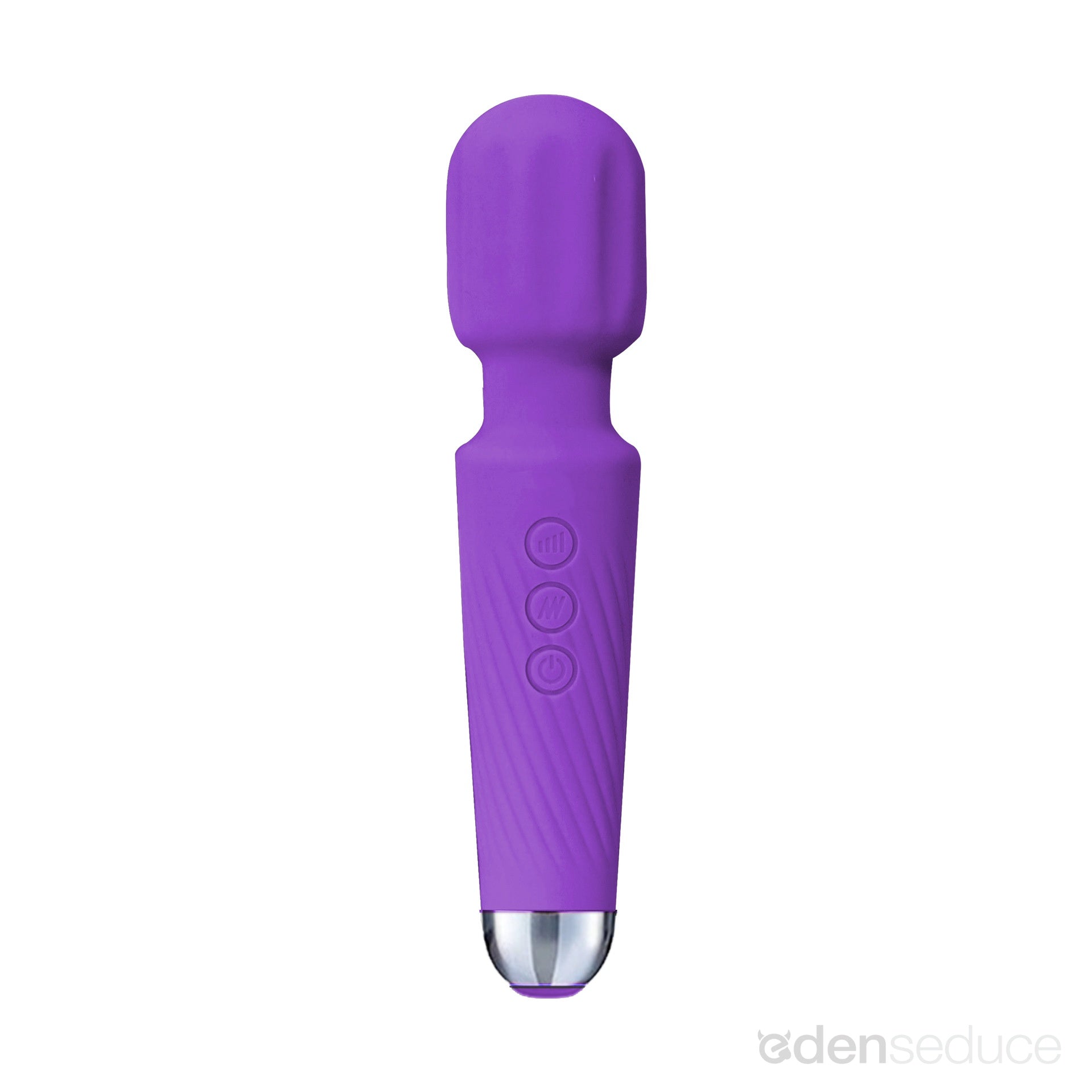 FREE High-Power Silicone Wand Vibrator in Blue (Intense Vibrations!) - EdenSeduce