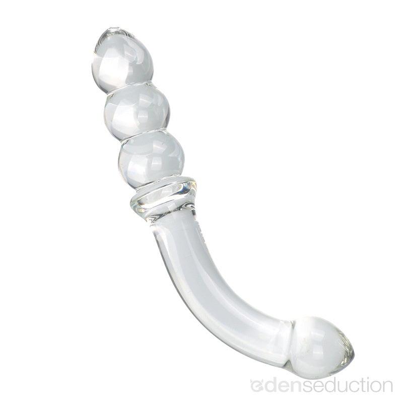 Crystal G Double ended glass dildo - EdenSeduce