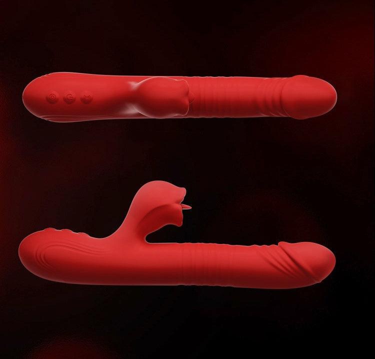 Dual desire Thrusting rabbit vibrator - EdenSeduce