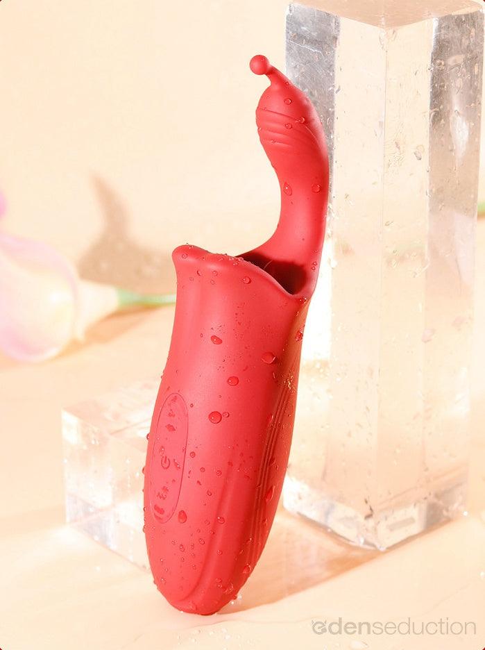 French Kiss Biting & Licking Moving Mouth Tongue Vibrator - EdenSeduce