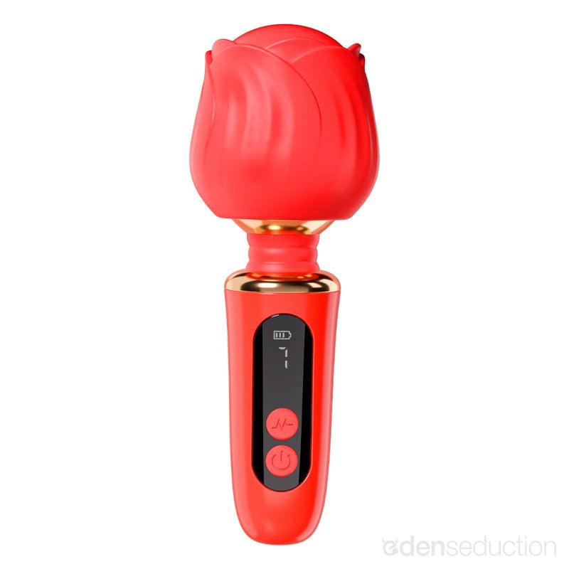 Rose wand Rose vibrator - EdenSeduce