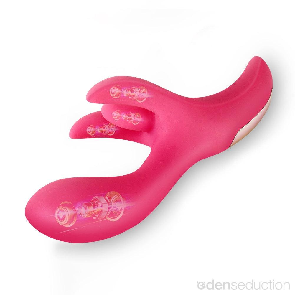 Embrace Flicking rabbit vibrator - EdenSeduce