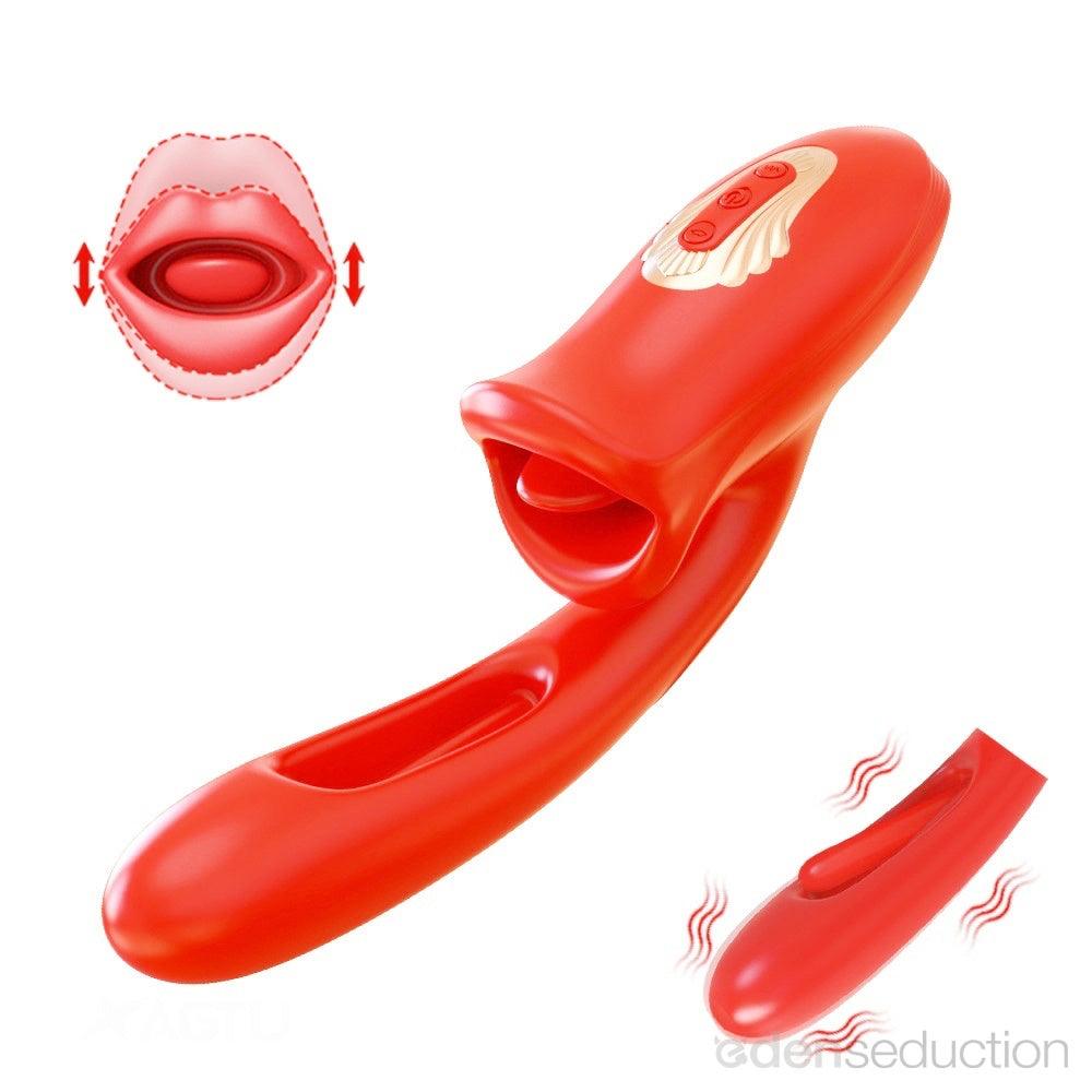 Lorelei Licking dual vibrator - EdenSeduce