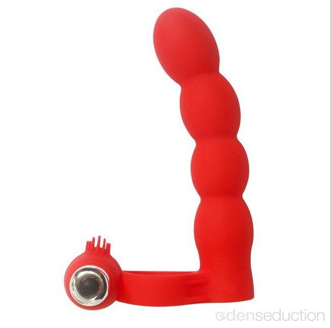 Double penetrator rabbit Double penetration cock ring - EdenSeduce