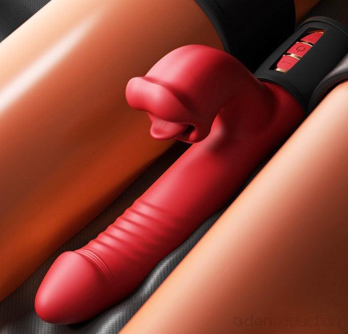 Dual desire Thrusting rabbit vibrator - EdenSeduce