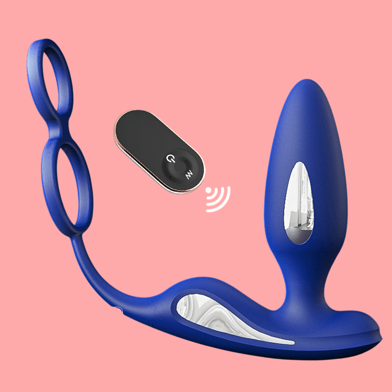 Elektra prostate plug Prostate massager with cock ring - EdenSeduce