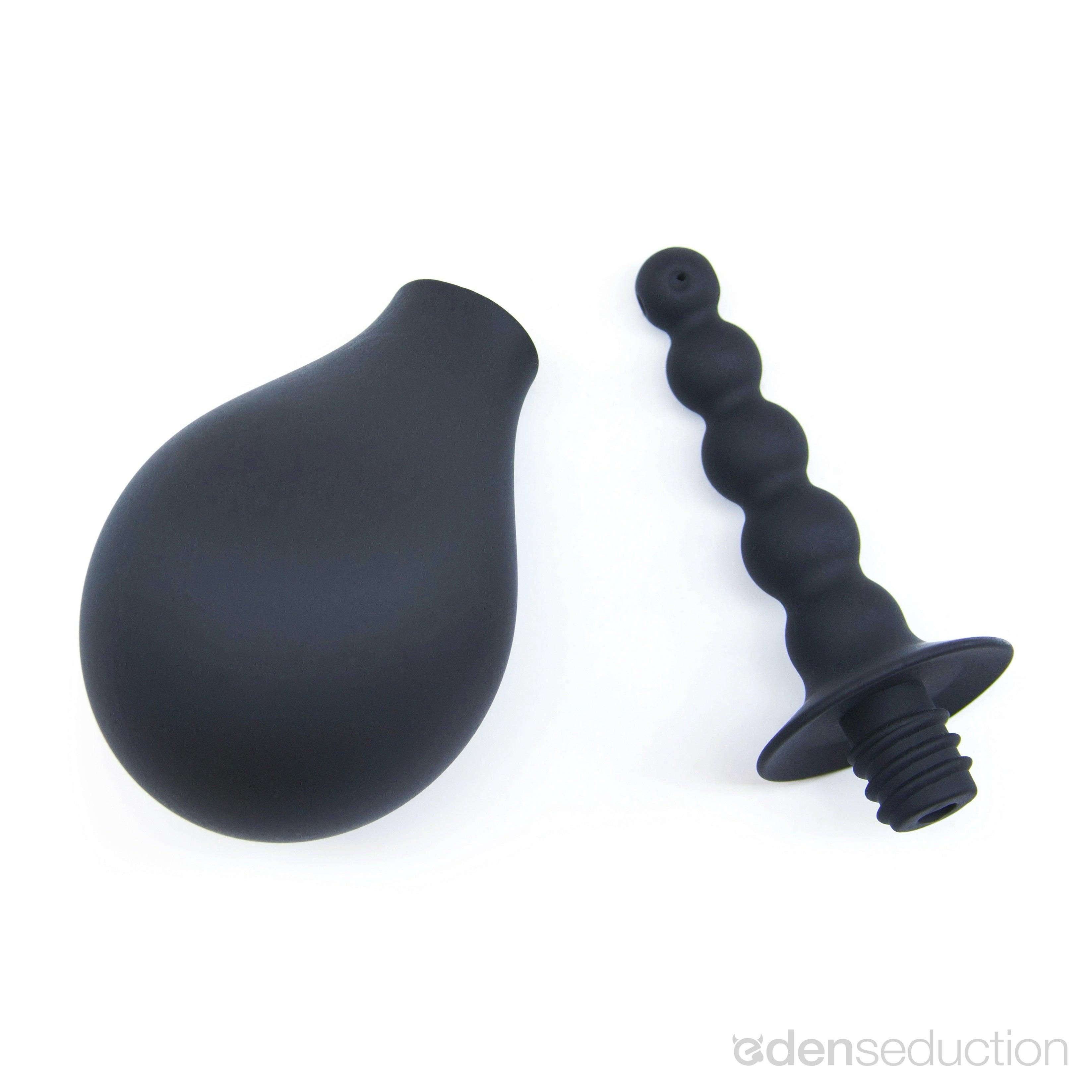 Beaded silicone douche Anal douche - EdenSeduce