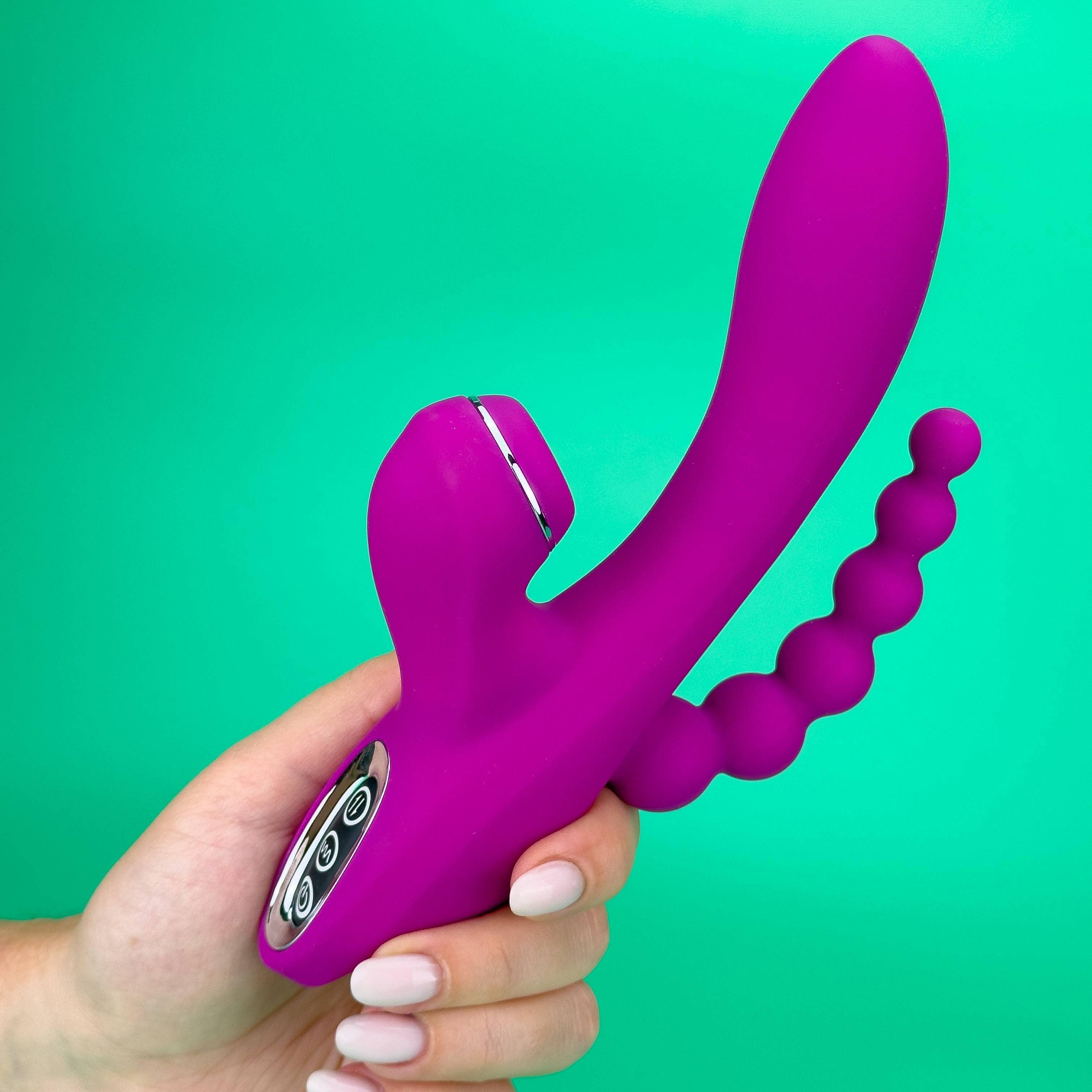 Tri-X sucker Triple clit sucking vibrator - EdenSeduce