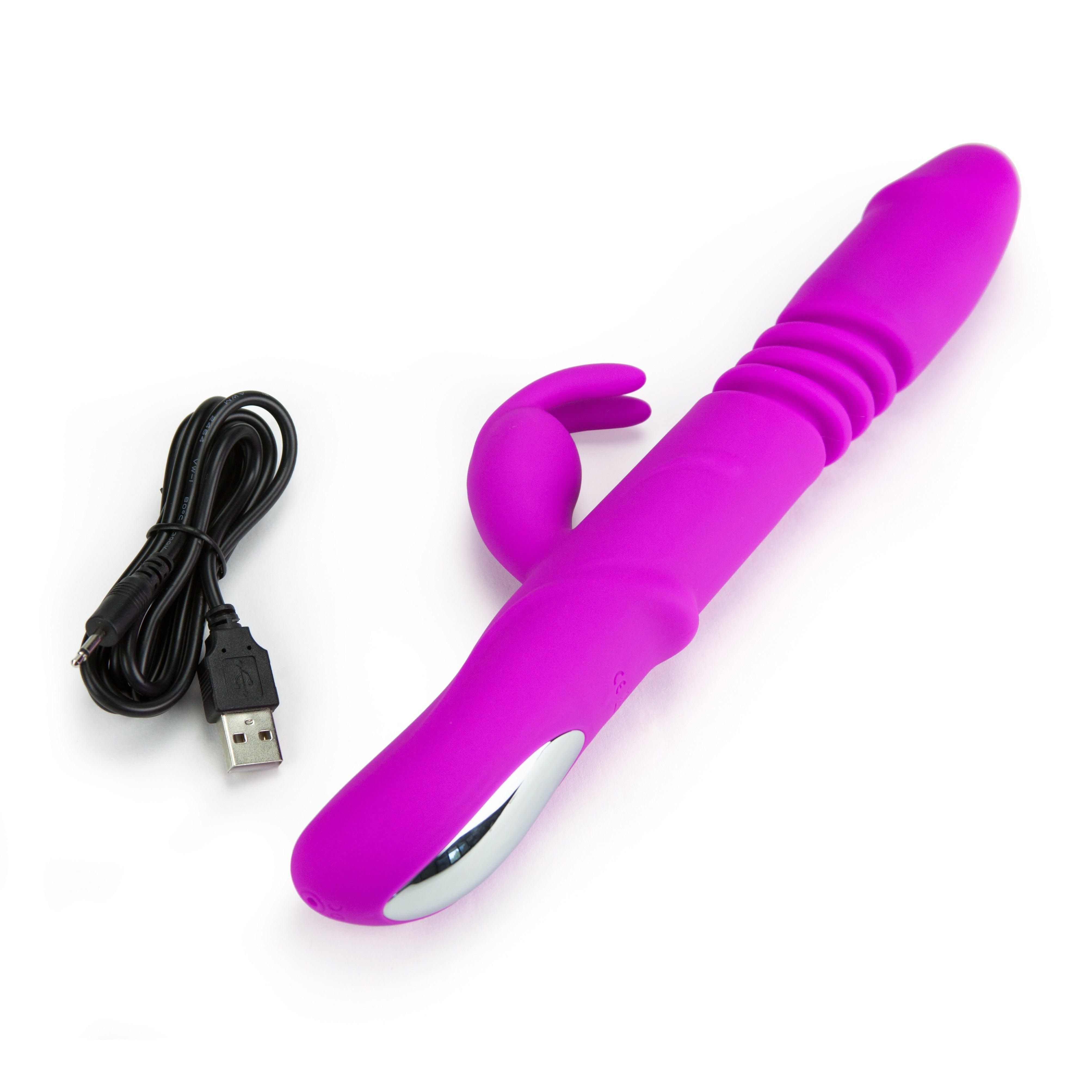 Heartbreaker Thrusting rabbit vibrator - EdenSeduce