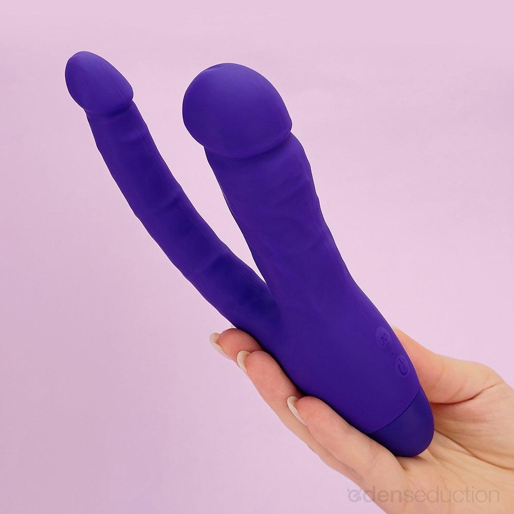 Double exciter Double penetration vibrator - EdenSeduce