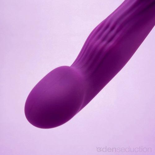 Triple pleasure Licking dual vibrator - EdenSeduce