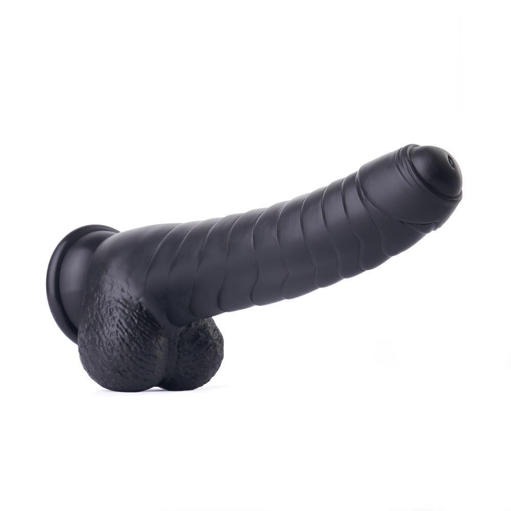 Black Foreskin Masturbation Dildo - EdenSeduce